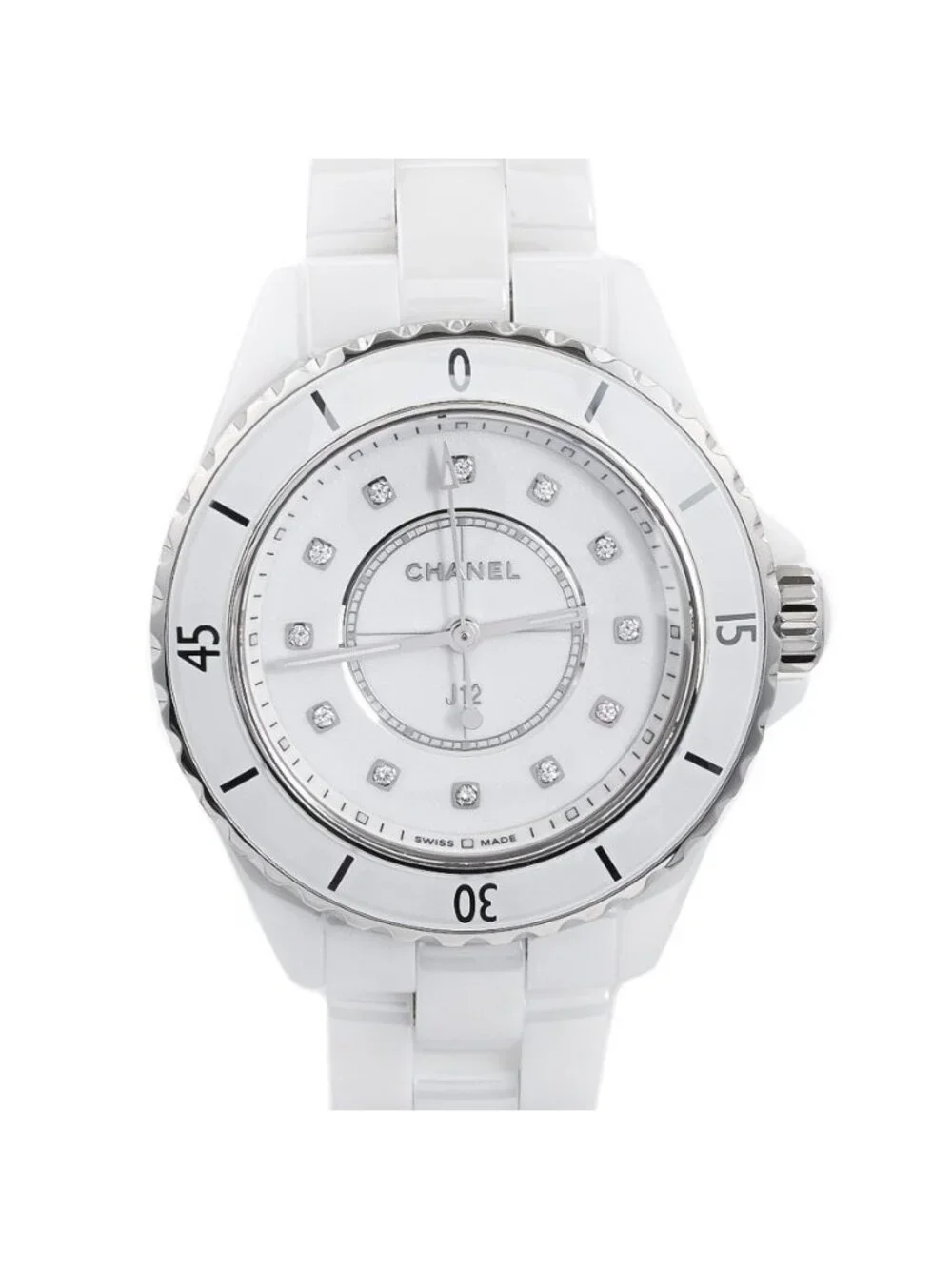Chanel Watch 33 Silver
